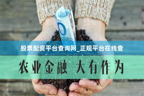 股票配资平台查询网_正规平台在线查
